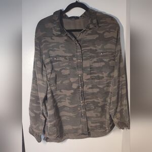 Sanctuary Camo Shirt Jacket Size XL #557